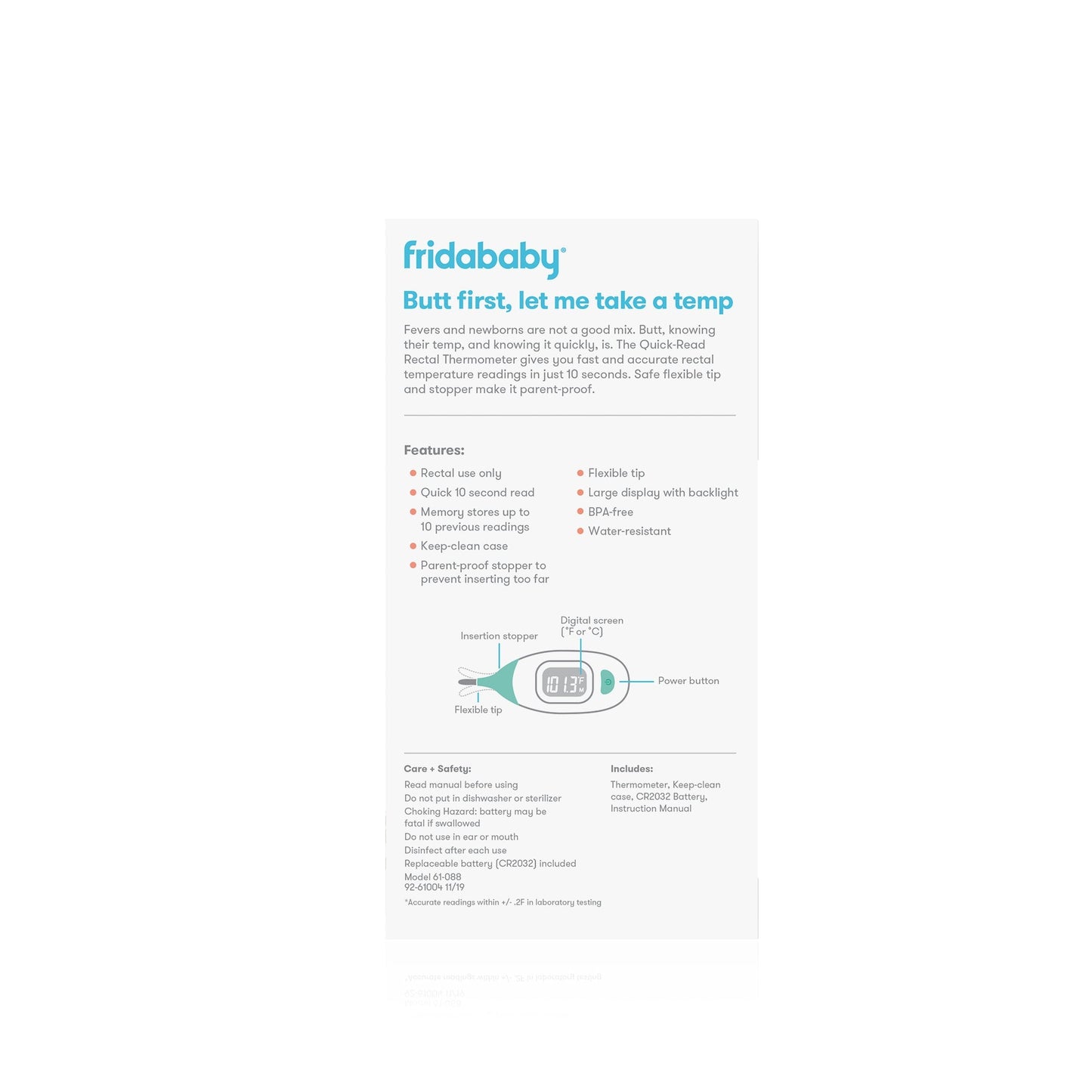 Quick-Read Digital Rectal Thermometer