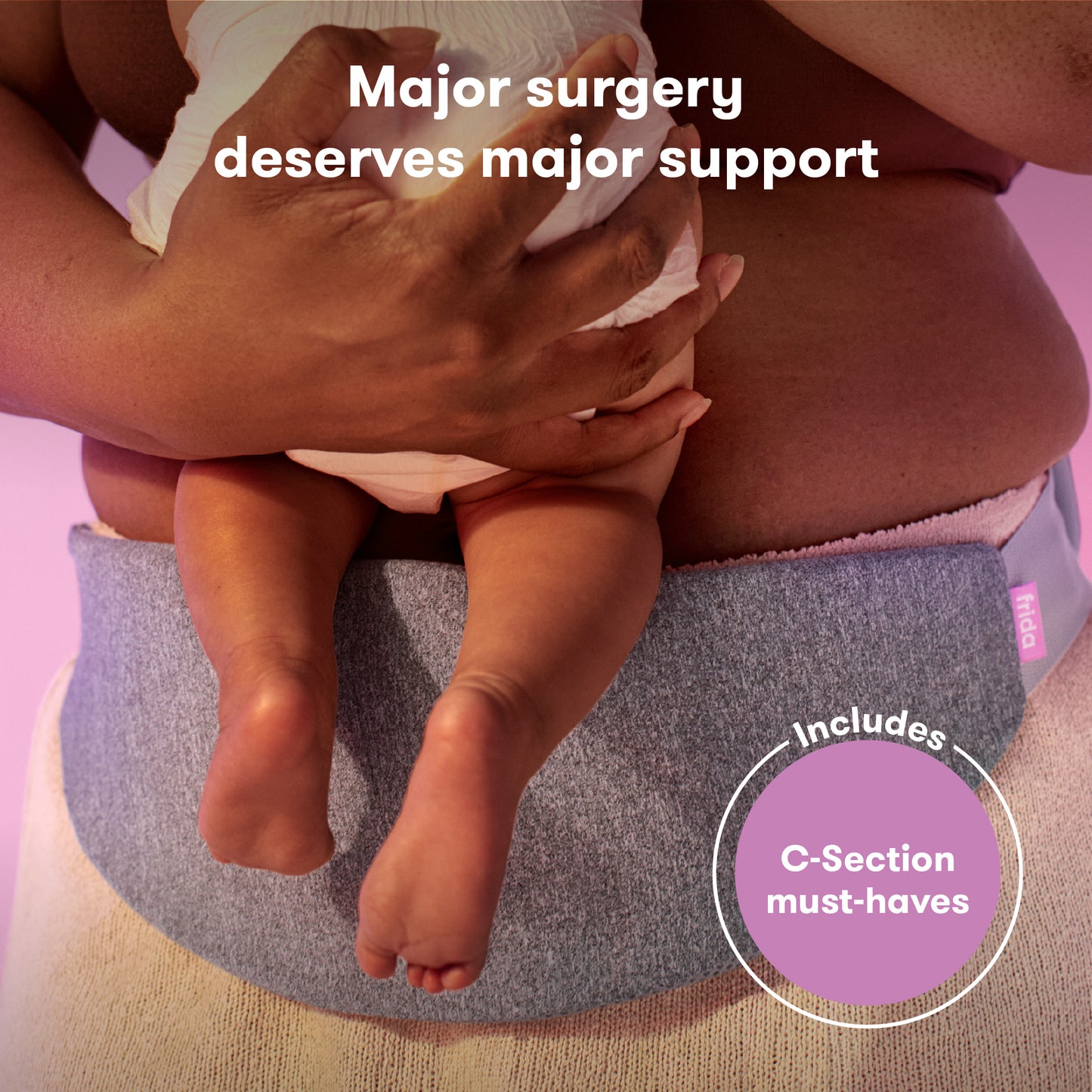 Pre-Packed Hospital & Diaper Bag for C-Section Delivery