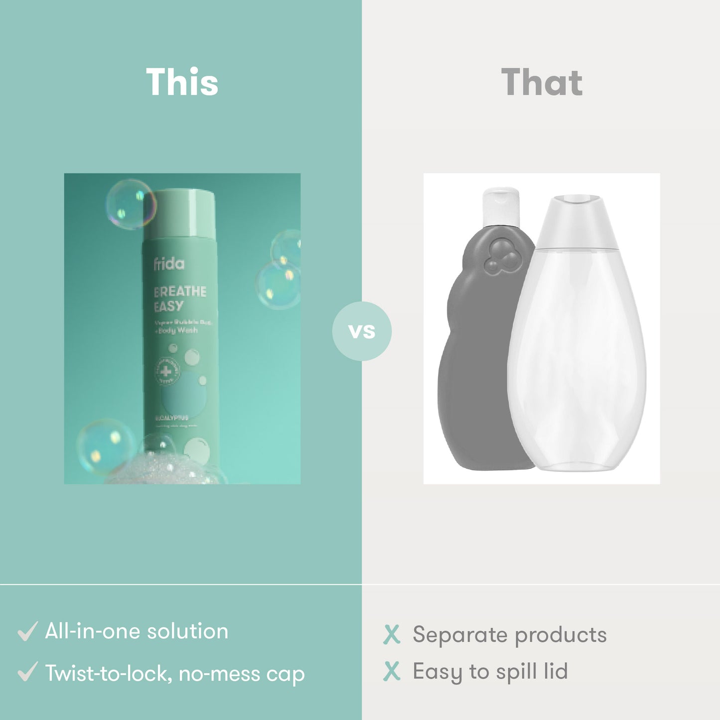 Breathe Easy Vapor Bubble Bath + Body Wash